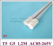 AC85-265V input LED tube lamp T5 fluorescent LED bulb tube G5 1.2M 1200mm 4FT SMD2835 120led 20W 2400lm T5 aluminum CE 2024 - buy cheap