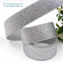YJHSMY G-18522-257,22 mm 10 yards Glitter Ribbons Thermal transfer Printed grosgrain Wedding Accessories DIY handmade materials 2024 - buy cheap
