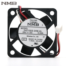 Original For NMB 04010SS-24M-AL 4010 24V 0.04A 40mm 40*40*10mm silent quiet axial mini cooling fan 2024 - buy cheap