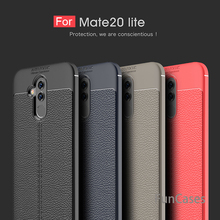 For Huawei Mate 20 Lite Case Carbon Fiber leather Full Cover For Huawei Mate 20 Lite Shockproof Soft TPU Silicone Phone Cases 2024 - buy cheap
