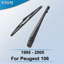 YITOTE-limpiaparabrisas trasero y brazo para Peugeot, 106, 1995, 1996, 1997, 1998, 1999, 2000, 2001, 2002, 2003 2024 - compra barato