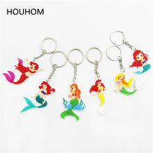 6pcs/lot Mermaid Party Decorations Rubber Keychain Baby Shower Birthday Party Decorations Kids Jungle Party Wedding Decorations 2024 - buy cheap