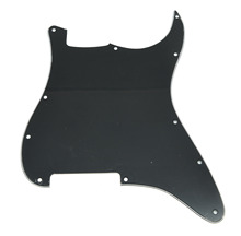 KAISH-placa para rascar ST Pickguard, sin agujeros, color negro, de 11 agujeros, 3 capas 2024 - compra barato