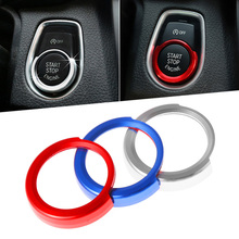 Car Start Switch Button Ring Decorative Frame Interior Covers stickers Trim For BMW 1/2/3 series F20 F21 F30 X1 F48 Accessories 2024 - buy cheap