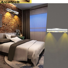 Modern Direction Adjustable Wall Lamp Up And Down Lighting 85-265V 2W/6W LED Bedside Light Foyer Wandlamp Bar Decoration NR-71 2024 - buy cheap