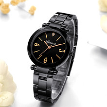 Reloj mujer relógio de quartzo casual das mulheres da marca de luxo de malha vestido de aço inoxidável completo relógio relogio feminino 2024 - compre barato