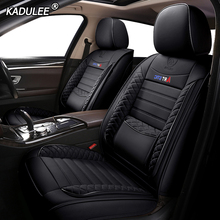 KADULEE Leather car seat cover for mitsubishi pajero 4 2 sport outlander xl asx accessories lancer covers for vehicle seats auto 2024 - buy cheap