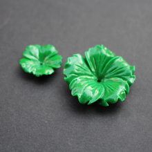 (10 segundos) esculpido 20mm 30mm flores peças do espaço cor verde artificial coral descobertas para fazer jóias 2024 - compre barato