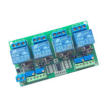 4 way relay module four channel voltage comparator circuit module LM339 LM393 circuit 5Vor 12V or24V 2024 - buy cheap