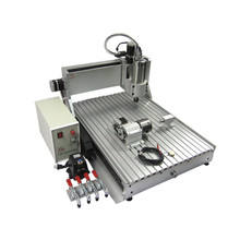 1.5KW spindle cnc milling machine 6090, 4 axis metal cutting machine mini cnc 6090, free tax to Russia 2024 - buy cheap