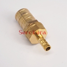 Espiga para manguera I/D, 10mm x espiga para manguera I/D de 25mm, acoplador de latón, empalmador, conector para combustible, Gas y agua 2024 - compra barato