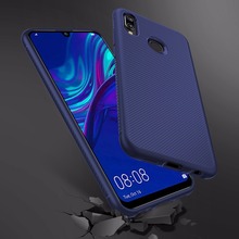 Huawei P Smart 2019-funda de silicona suave a prueba de golpes, cubierta trasera cepillada de fibra de carbono para Huawei P Smart 2019 6,21 2024 - compra barato