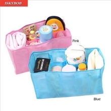 1 pcs Beautiful Baby Portable Diaper Nappy Water Bottle Changing Divider Storage Organizer Bag maquillaje organizador 2024 - buy cheap