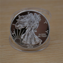 2015 1 oz. 999 прекрасный серебряный американский Орел/прогулочная свобода $1 монета бесплатная доставка 2024 - купить недорого