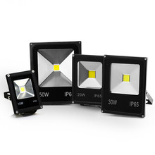 Holofote led cob para ambientes externos, refletor led de 10w, 20w, 30w, 50w e 100w para iluminação de jardim, lâmpada de parede 2024 - compre barato