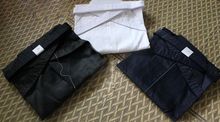 3colors UNISEX  black/dark blue/white hakama Kendo uniform kung fu hapkido trousers martial arts pants 2024 - buy cheap