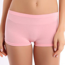 2021 Women Bottoming Shorts Soft Cotton Seamless Safety Pants Summer Ladies Underwear Modal Ice Silk Breathable Short Tights 2024 - buy cheap