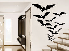 YOYOYU-calcomanía de vinilo para pared, Halloween, Bats, pegatinas de habitación, Festival, fiesta de Halloween, muebles de dibujos animados, FD011 2024 - compra barato