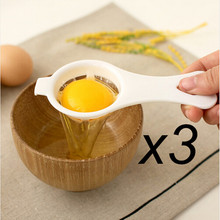 3Pcs/Set Plastic Egg Yolk White Separator Eco Friendly PP Food Grade Material Egg Divider Home Kitchen Tools Egg Tools 2024 - buy cheap