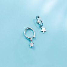 Женские серьги-кольца со звездами MloveAcc, простые серьги из стерлингового серебра 925 пробы в богемном стиле, украшения 2024 - купить недорого