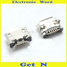500pcs Small Ox Horn 4 DIP Foot Micro USB 5 P Power Data Socket Ports Connector for Phone 2024 - buy cheap