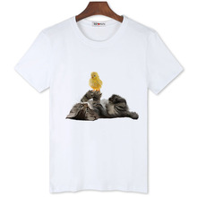 BGtomato Naughty kitten t-shirt original brand 3D cat shirts hot sale funny tops super cool lovely tshirt casual streetwear 2024 - buy cheap