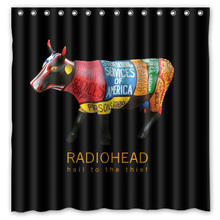 High Quality Radiohead Polyester Waterproof Bathroom Shower Curtains & Shade/Terylene Curtain Thickening/ 180*180cm 2024 - buy cheap