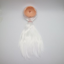 Cuero cabelludo para muñeca Blyth (RBL), pelo blanco, naturn skin sin explosión 2024 - compra barato