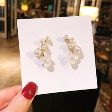 Dominated 2020 shell flower pearl Earrings Fashion Temperament Simple Drop earrings 2024 - buy cheap