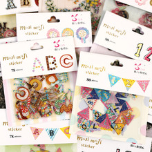 80 Pieces Colorful Kawaii Cute Decor Stickers Photos Decor Props Stickers For DIY Handmade Scrapbook Photo Album 2024 - buy cheap