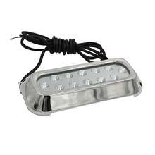 36w luz subaquática de aço inoxidável impermeável do diodo emissor de luz marinho p68 para as lagoas das docas do iate do barco dc 8-28v 2024 - compre barato