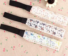 2021A9 NEW Wholesale and Retail fashion korea leather flower stick hairband elastic hairband headband hair accessories 2024 - buy cheap