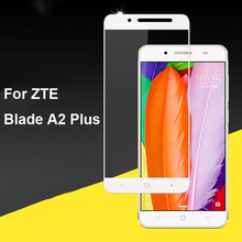 For ZTE Blade A2 Plus High Quality Explosion-proof Tempered Glass Full Cover Screen Protector Film White black color Glass Film 2024 - buy cheap