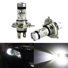 2pcs Car LED H4 100W Super Bright Fog Light Driving Lights Lamp White Bulbs 20 SMDs Car Headlight DC 12V 2024 - buy cheap
