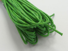 50 Meters Green Waxed Cotton Beading Cord 1.5mm Macrame Jewelry String 2024 - buy cheap