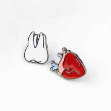 Fashion Personality Body Organ Brooches Metal Tooth Heart Badges Pins Clothes Bag Button Lapel Pin Women Men Accessories Jewelry 2024 - buy cheap