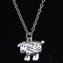 20pcs New Fashion Necklace 18x16mm sheep lamb Pendants Short Long Women Men Colar Gift Jewelry Choker 2024 - buy cheap