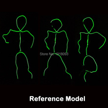 New Style EL Product EL Costumes LED Suits for Children Glow Party Stage Performance DIY Flashing Clothes LED Strip Suits 2024 - buy cheap