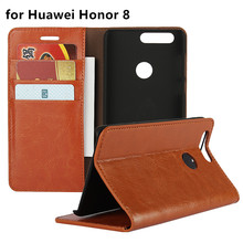 Luxury Wallet style phone Case Leather Case For Huawei Honor 8 Honor8 5.2-inches Flip Cover Business Protective Holster 2024 - buy cheap