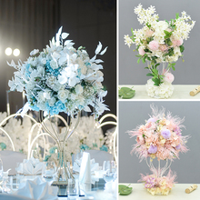 JAROWN Artificial Main Table Flower Ball Set Home Party Road Lead Props Flower Arrangement Wedding Signing Table Decoration 2024 - buy cheap