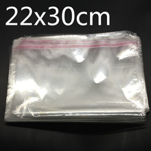 100 Pcs Clear Self Adhesive Seal Plastic Bags Transparent Opp Packing Bags 22x30cm 2024 - buy cheap