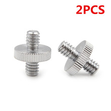 2PCS Stainless Steel 1/4" 1/4" Male To 1/4" Male Threaded Screw Adapter Threaded Screw Photo  Accessories 2024 - buy cheap