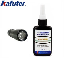 50ml Kafuter UV Glue UV Curing Adhesive K-300 Transparent Crystal and Glass Adhesive with UV Flashlight 2024 - buy cheap