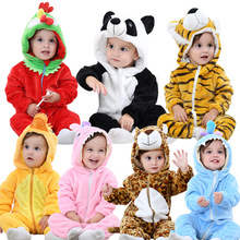 Baby Romper Autumn Winter Baby Clothes Flannel Baby Boys Clothes Cute Costume Infant Outfit Long Sleeves Pajama Cartoon Jumpsuit 2024 - buy cheap