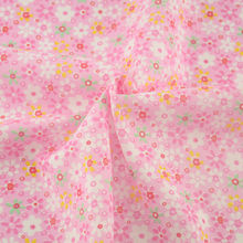 Tela de algodón con diseño Floral rosa para costura de muñecas, tejido precortado con mezcla de telas, para principiantes, manualidades, DIY 2024 - compra barato