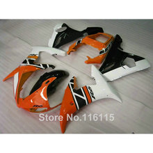 ABS plastic fairing kit for YAMAHA R6 03 04 05 white orange black  YZF R6 2003 2004 2005 fairings set 2377 2024 - buy cheap