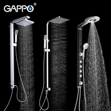 Gappo-chuveiro, torneira, banheiro, torneira, cromado, banheira, cachoeira, chuveiro, conjunto 2024 - compre barato