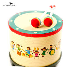 Soft Wooden Baby Drums Percussion Korea Style Musical Toy Drum Set Gift for Baby Kids New 2024 - buy cheap