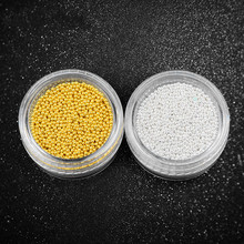 1 Box 10g Gold Silver Metal Nail Art Caviar DIY Charm Nail Beads Manicure 3d Nail Decoration Accessories 2024 - buy cheap