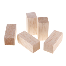 Palillos artesanales de madera Natural, sin terminar, Balsa, bastón de madera para modelado, manualidades, 70/3/5/100mm, 130 piezas 2024 - compra barato